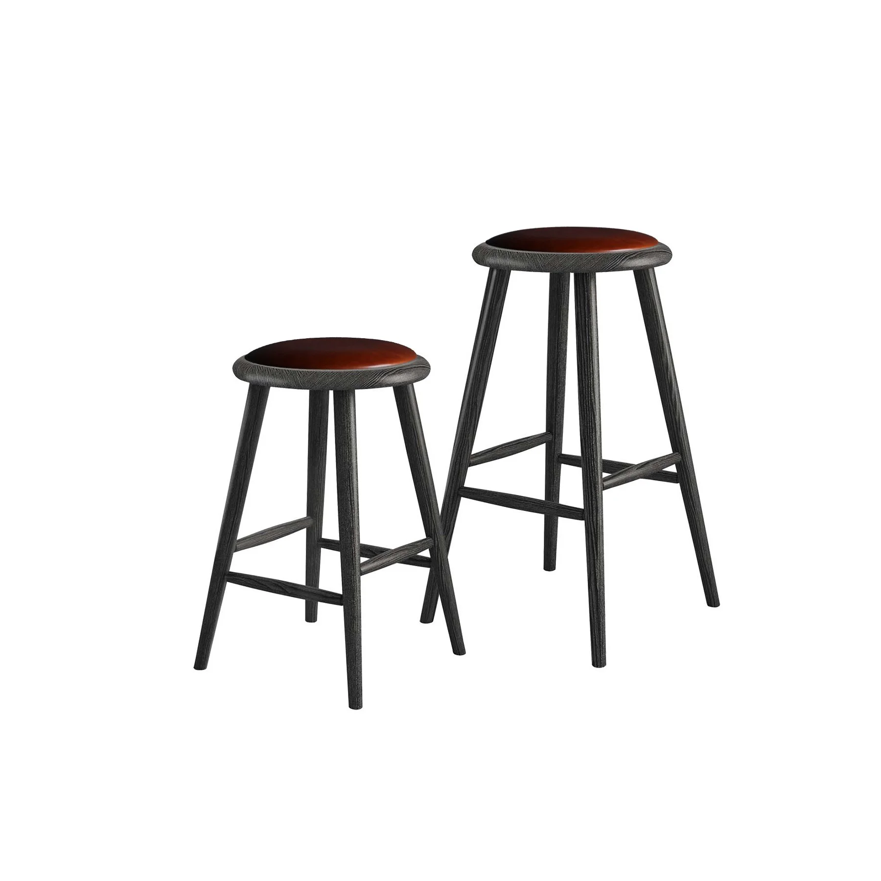 Upholstered Colt Round Stool - 29 | O&G Studio